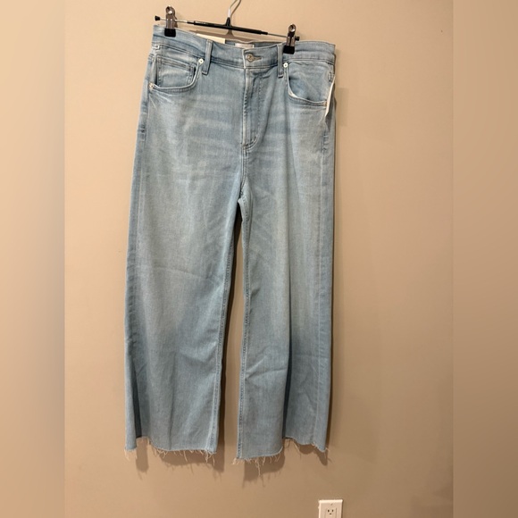 Citizens of Humanity Lyra Wide Leg Crop in marquee, size 29, NWT - Picture 7 of 16